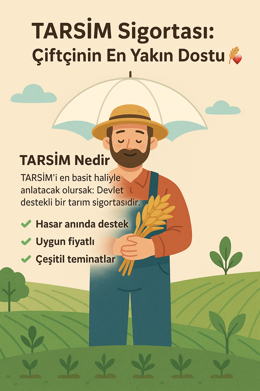 TARSİM Sigortası: Çiftçinin En Yakın Dostu 🌾❤️